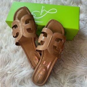 Sam Edelman nude slides worn only once!